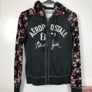 Aeropostale Floral Hoodie